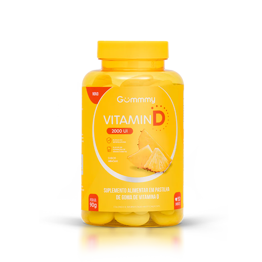 Gummy® Vitamina D Abacaxi - 90 g