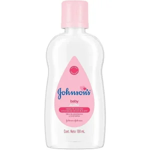 Johnson & Johnson  Baby Aceite Puro Plastico  Blanco