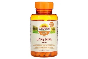 Sundown Alimentares L-Arginine Plastico 500 Mg/90 Caps S/C