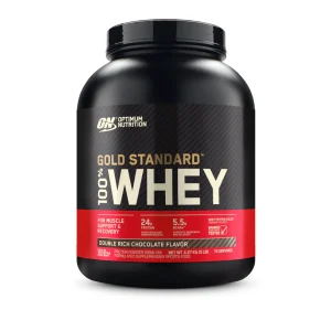 Optimum Nutrition  Gold Standard Whey Chocolate Do 74 Servicios Plastico  Negro