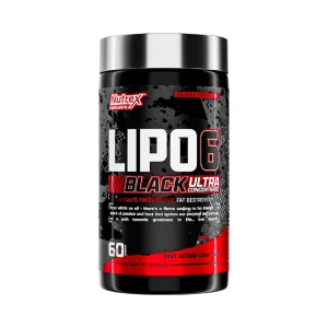 Nutrex Pre Energy Lipo-6 Black Ultra Plastico 60 Caps S/C