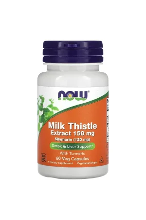 Now  Milk Thistle Extract 150 Mg Sylimarin Plastico  Blanco