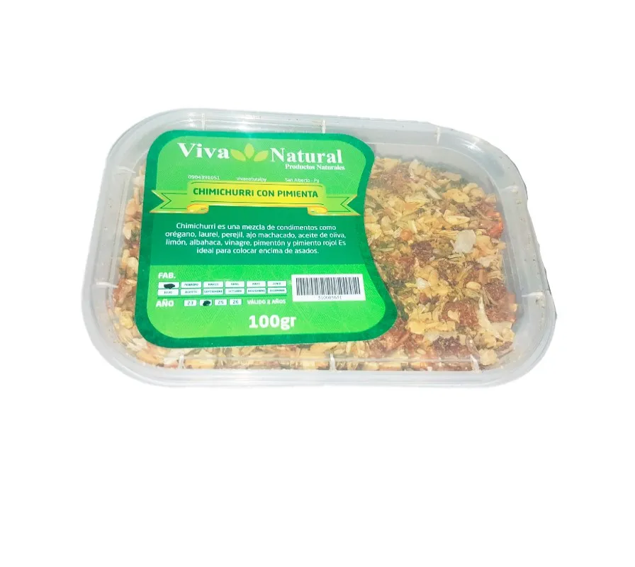 Viva Natural  Semilla De Chia 100gr Plastico  Verde
