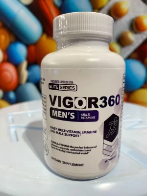 Vigor 360 Vitamina Multivitaminico Men`S 60caps Plastico  Blanco