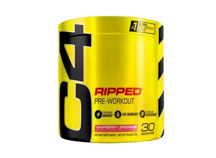 Cellucor  Ripped C4 Raspberry Lemonade Plastico  Amarillo