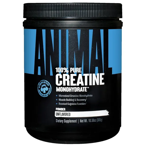 Universal Creatina Animal Creatina Powder 500g Plastico  Negro