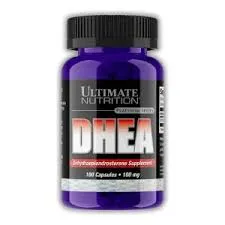 Ultimate Nutrition  Dhea 25 Mg X 100 Caps Ultimate Plastico  Negro