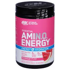 Optimum Nutrition  Amino Energy Watermelon Plastico  Negro