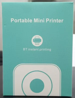 Bt Accesorios Mini Impresora Termica D/Etiqueta CartóN  Verde