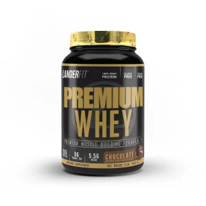 Landerfit Whey Premium Chocolate Plastico 5 Lbs/2.27 Kg S/C