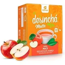 N/Apl  Desincha Matte Sabor Manzana 10 Saches CartóN  Verde