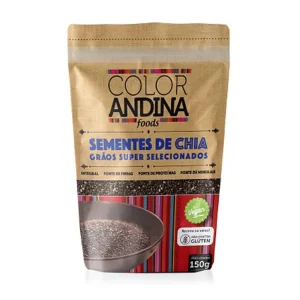 Color Andina  Semente De Chia 150g CartóN  Negro