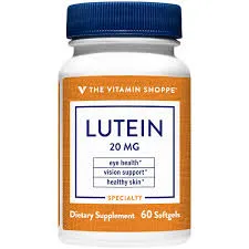 The Vitamin Shoppe  Vs Lutein 20mg 60 Sof Plastico  Blanco
