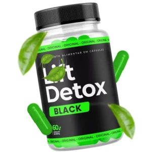 Doterra Vitamina Lift Detox Black 60 Capsulas Plastico  Negro