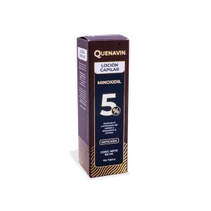 Eticos Medicamentos Minoxidil 5% Quenavin Plastico  Marron