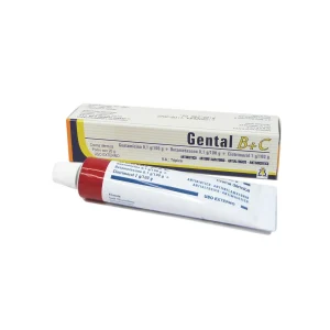 Lasca Medicamentos Gental B+C Crema 20g Plastico  Blanco