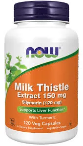 Now  Milk Thistle Extract 150 Mg Plastico  Blanco