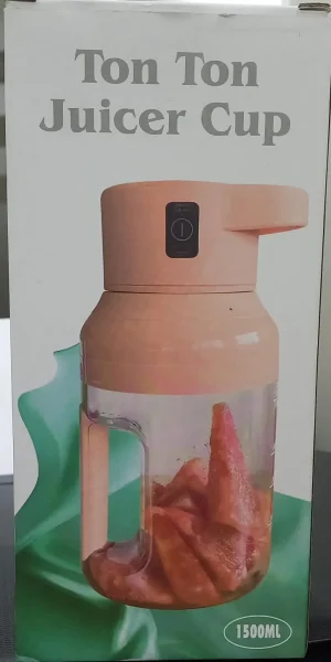 N/Apl Hogar Caja Mixer C/Usb 1500ml 1500mah Plastico  Rosado