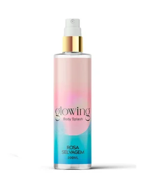 Rosa Salvajem Cosmeticos Glowing Body Splash Desodorante Corporal 200ml Plastico  Rosado