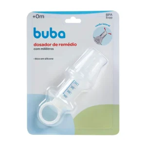 Buba  Dosador De Remedio Com Mililitros Plastico  Blanco