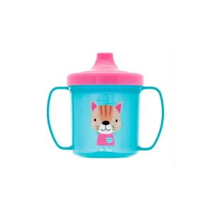 Buba  Copo De Treinamento Gatinho Plastico  Azul