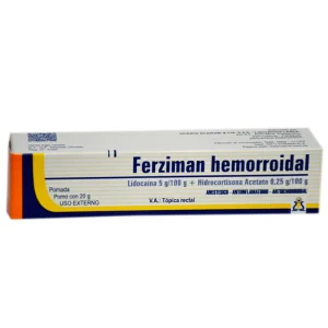 Lasca Crema Ferziman Hemorroidal X 20g Plastico  Blanco