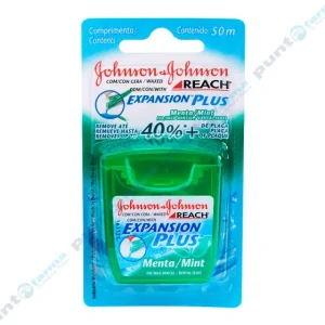 Johnson & Johnson  Hilo Dental Expansion Plus Menta Plastico  Blanco