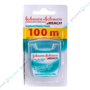 Johnson & Johnson  Hilo Dental Essencial Sabor Menta Plastico  Blanco