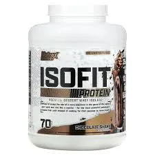 Nutrex  Isofit Chocolate Shake Plastico  Blanco