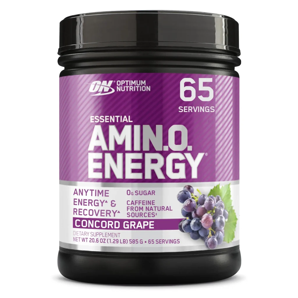 Optimum Nutrition Amino Energy Concord Grape Plastico  S/C
