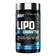 Nutrex  Lipo 6  Black Diuretic 80 Capsulas Plastico  Negro