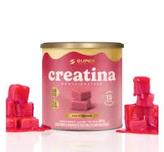 N/Apl  Creatina Monohidratada Caramelo De Morango 260g Plastico  Marron