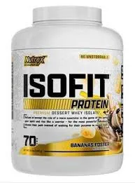 Nutrex  Isofit Banana Foster Plastico  Blanco