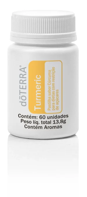 Doterra Vitamina Tumeric Pastillas 60 Unidad Plastico  Blanco