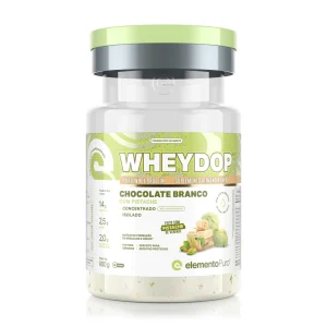 Elemento Puro  Wheydop Chocolate Blanco Com Pistache 450mg Plastico  Blanco